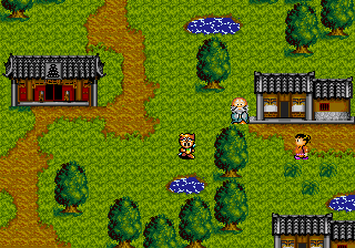Legend of Wukong title screen for Sega Genesis